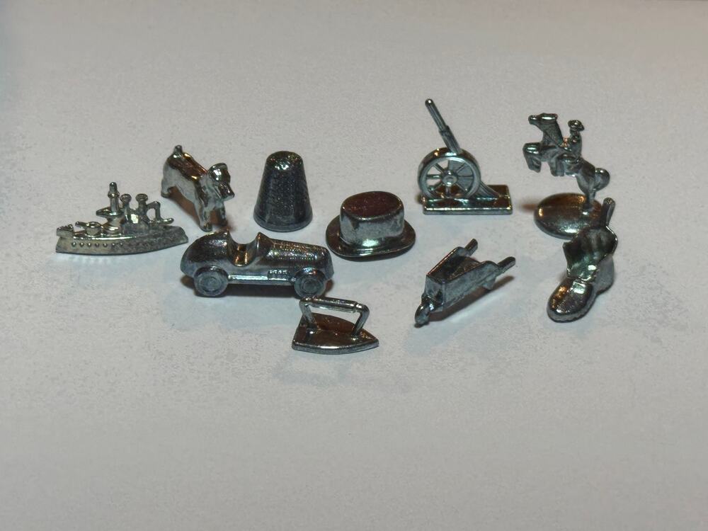 Monopoly Replacement New York City Edition NYC Pewter Pieces Tokens
